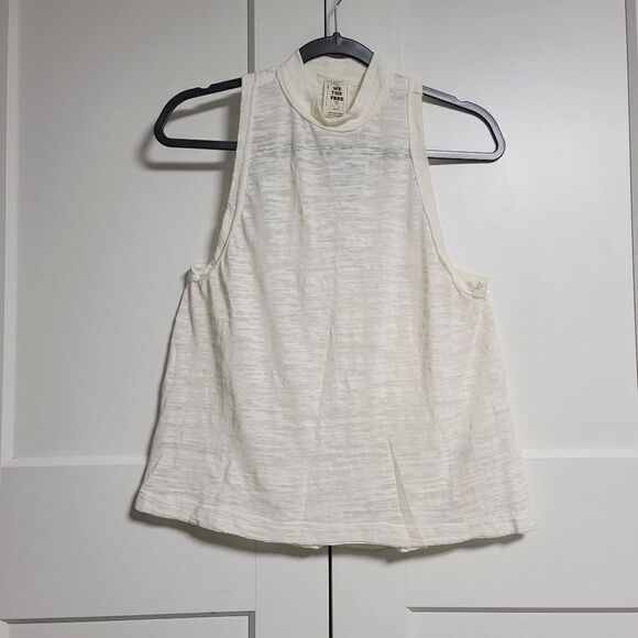 Free people we the free brisbane tank in white, xs - Picture 2 of 13